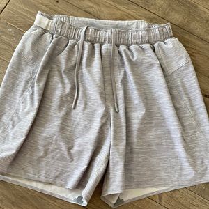 Lululemon men’s workout shorts, size M. Barely worn.